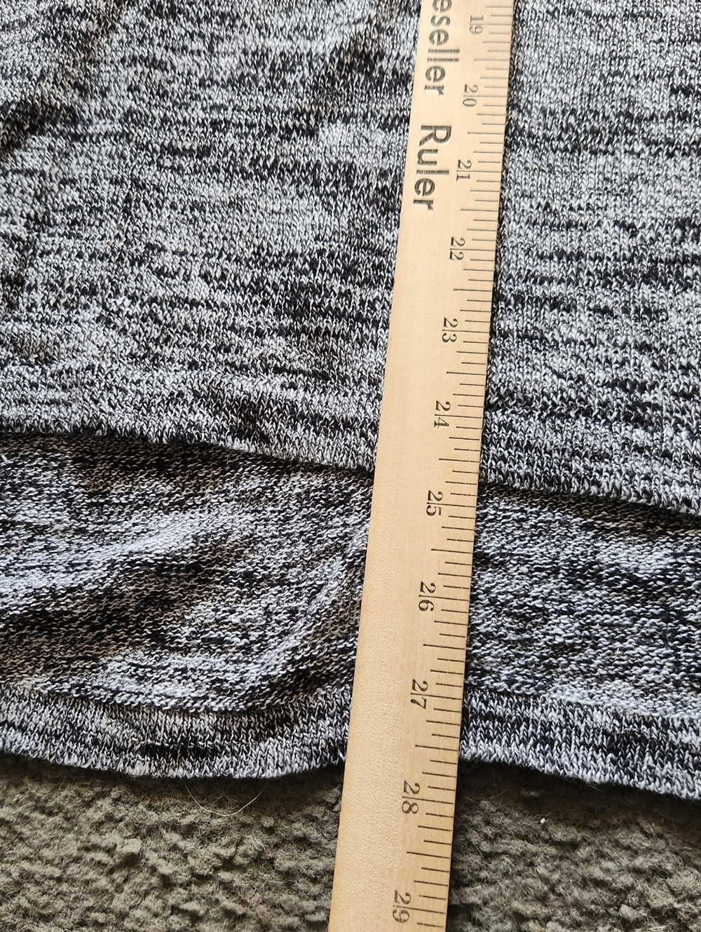 PURE JILL Women's Top Large Black White Linen Cotton Sweater Summer NEW - Picture 8 of 9